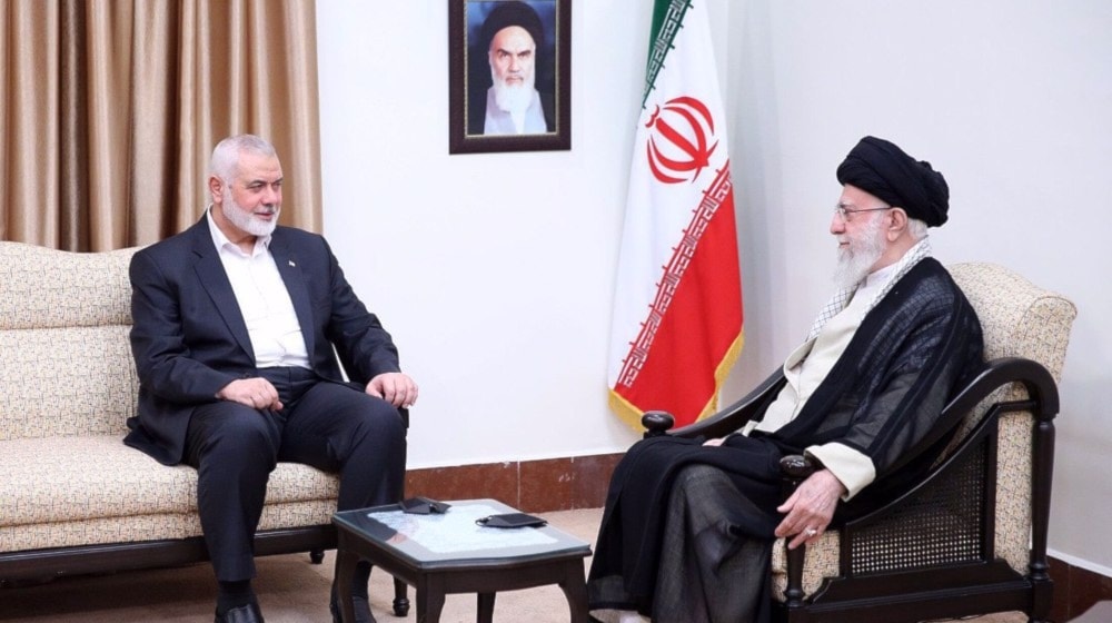 Ismael Haniyeh with Khamenei