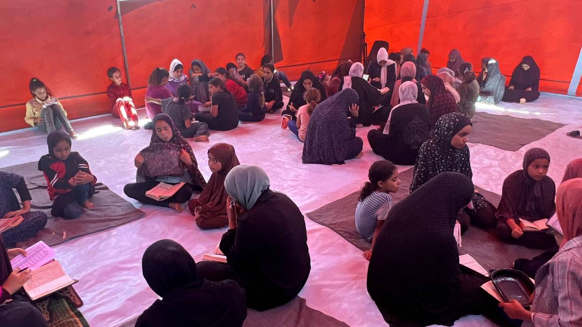 Tent Mosque in Gaza