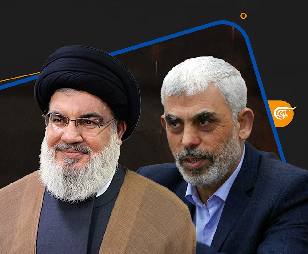 Hassan Nasrallah with Sinwar